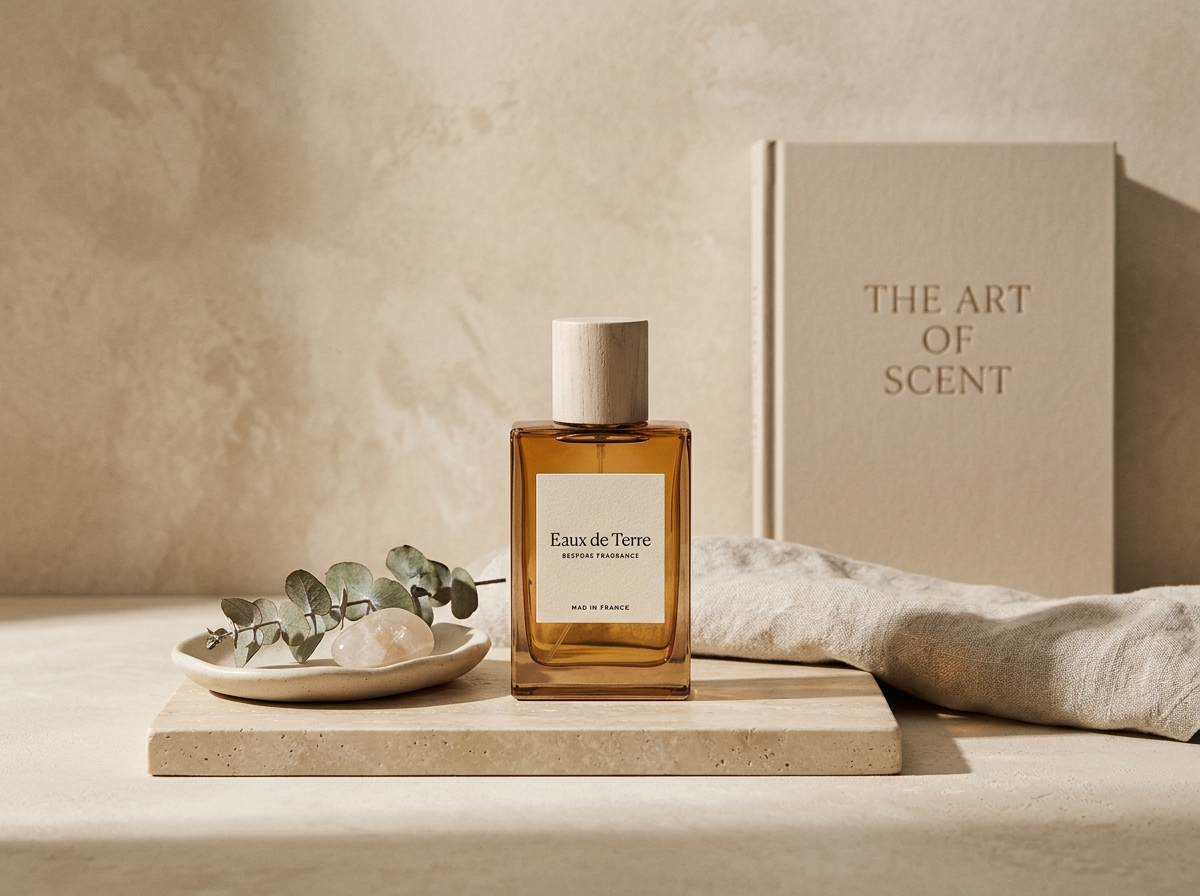 Minimal luxury ecommerce product scene